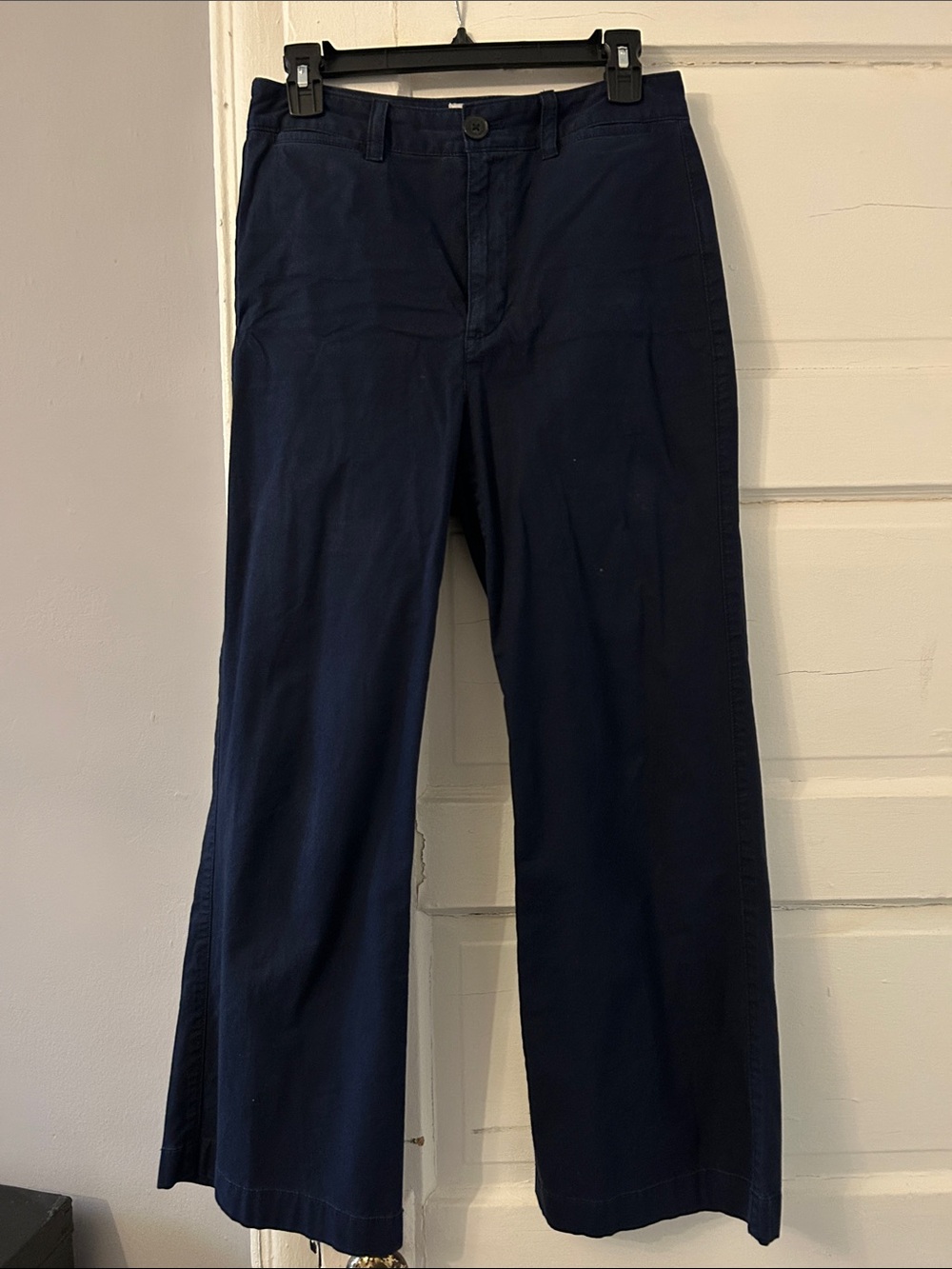 GAP Navy High-Rise Ankle Pants